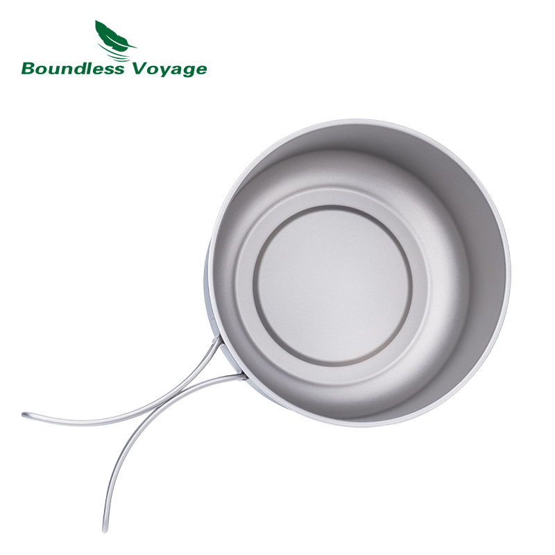 Boundless Voyage 티타늄 캠핑 냄비, 뚜껑 - Camping Cooking Gear 리뷰 및 가격