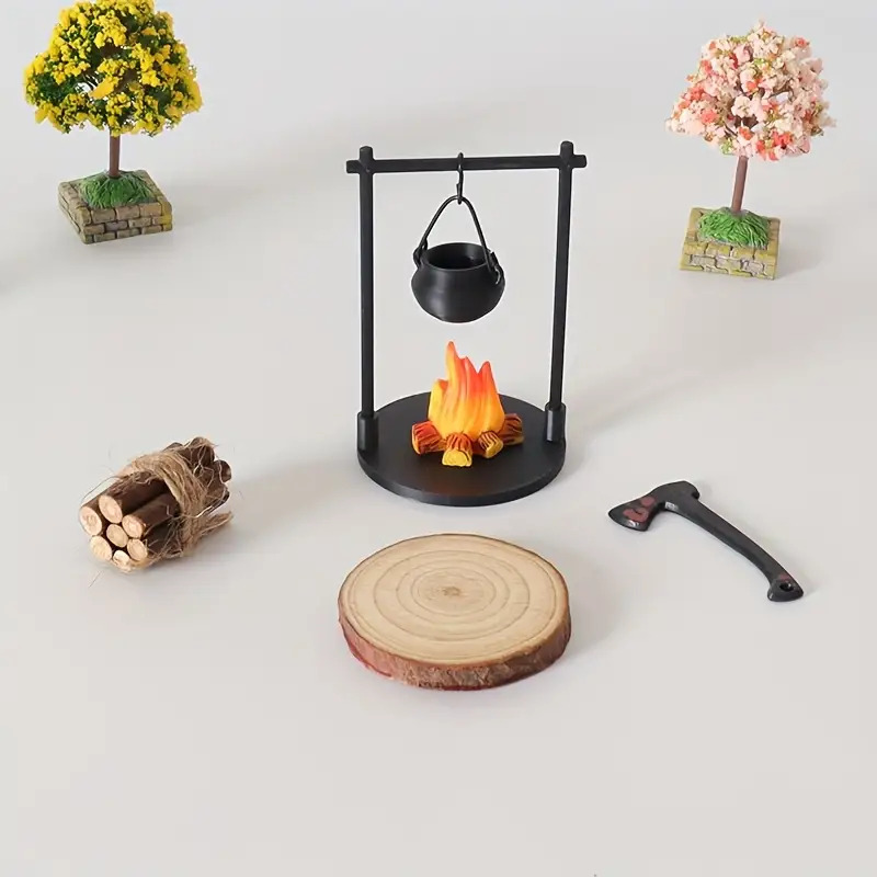 미니 캠프파이어 행잉 스토브 냄비 인형집 캠핑 피크닉  - Camping Hanging Cooking Pot 리뷰 및 가격