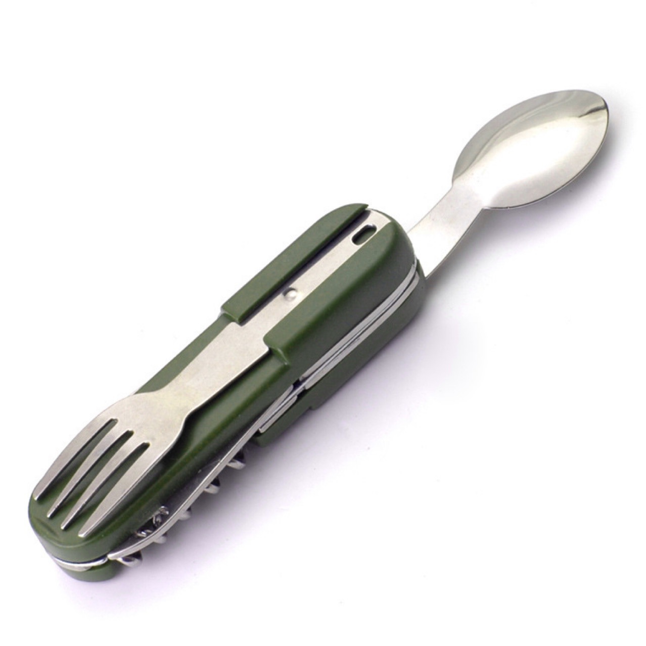 스테인리스 스틸 7-in-1 캠핑 식기 세트 접이식 다 - Camping Cooking Knife Set 리뷰 및 가격