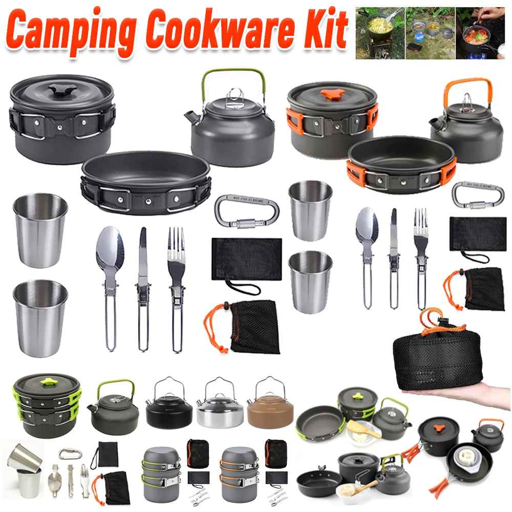 캠핑 조리기구 세트 주전자 냄비 프라이팬 휴대용 접이식 - Camping Cooking Bowl 리뷰 및 가격