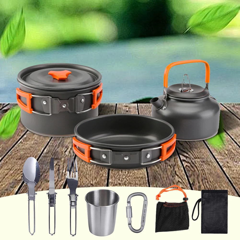 캠핑 조리기구 세트 주전자 냄비 프라이팬 휴대용 접이식 - Camping Cooking Bowl 리뷰 및 가격