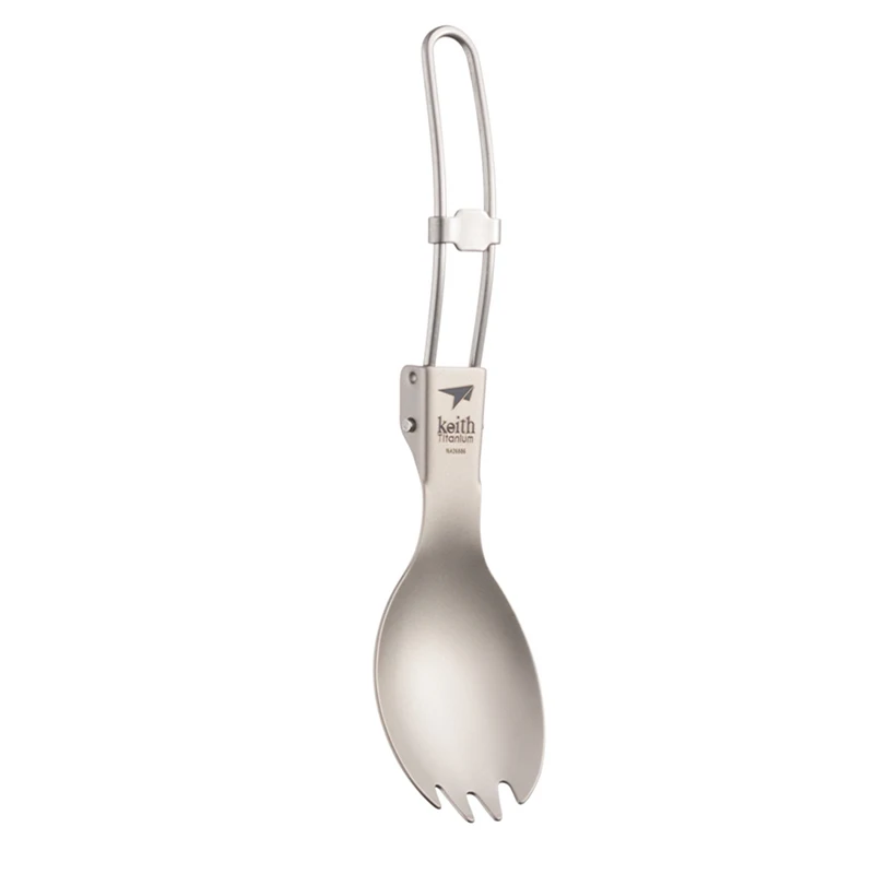 Keith 티타늄 스포크 접이식 손잡이, 건강한 정균  - Camping Cooking Utensils Kit 리뷰 및 가격