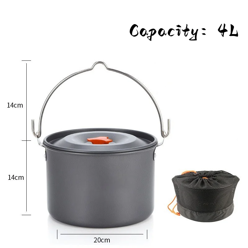 범피 캠핑 3~5인용 딥팟 야외 4L 커피메이커 온수  - Camping Hanging Cooking Pot 리뷰 및 가격