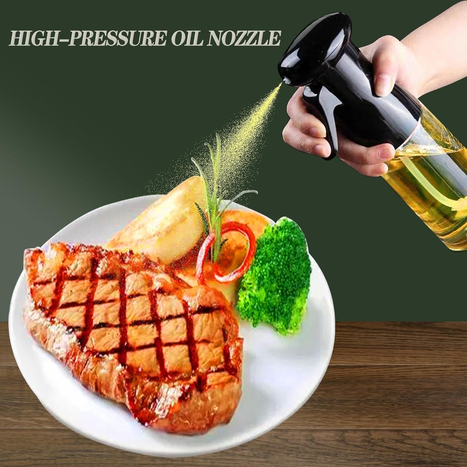 200/300ML 올리브 오일 스프레이 병 주방용, 간 - Camping Cooking Oil Container 리뷰 및 가격